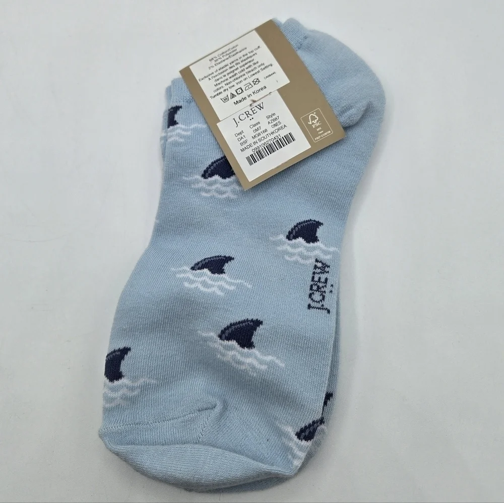 J Crew Shark Fin Ankle Socks